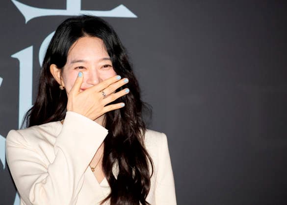 Shin Min-Ah, June 15, 2026 : Cast member Shin Min-Ah at a press conference for the new movie The Eyes in Seoul, South Korea. The Korean thriller film will hit local screens on June 24.  aflo_334570237