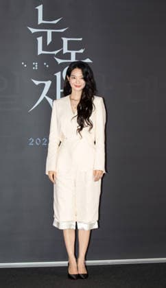 Shin Min-Ah, June 15, 2026 : Cast member Shin Min-Ah at a press conference for the new movie The Eyes in Seoul, South Korea. The Korean thriller film will hit local screens on June 24.  aflo_334570294