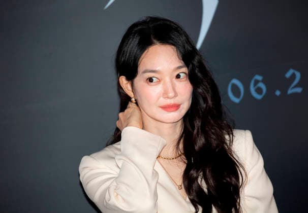 Shin Min-Ah, June 15, 2026 : Cast member Shin Min-Ah at a press conference for the new movie The Eyes in Seoul, South Korea. The Korean thriller film will hit local screens on June 24.  aflo_334570324