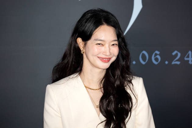 Shin Min-Ah, June 15, 2026 : Cast member Shin Min-Ah at a press conference for the new movie The Eyes in Seoul, South Korea. The Korean thriller film will hit local screens on June 24.  aflo_334570365