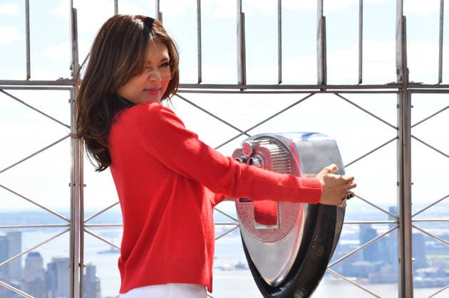 NEW YORK, NY- JUNE 15: Momona Tamada visits the Empire State Building ahead of the June 25th premiere of Avatar: The Last Airbender Season 2 on June 15, 2026 in New York City. Copyright: xmpi099 MediaPunchx