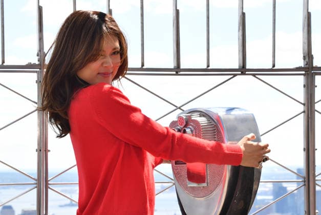 NEW YORK, NY- JUNE 15: Momona Tamada visits the Empire State Building ahead of the June 25th premiere of Avatar: The Last Airbender Season 2 on June 15, 2026 in New York City. Copyright: xmpi099 MediaPunchx
