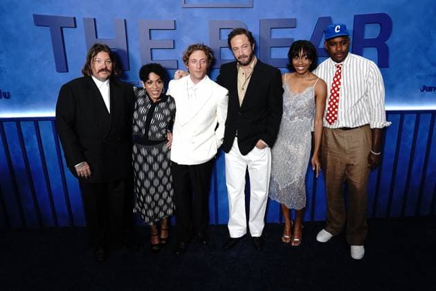 Matty Matheson, Liza Colón-Zayas, Jeremy Allen White, Ebon Moss-Bachrach, Ayo Edebiri , Lionel Boyce at arrivals for THE BEAR Final Family Meal Event, Nine Orchard, New York, NY, June 15, 2026. Photo By: Kristin Callahan Everett Collection THE BEAR Final Family Meal Event PUBLICATIONXNOTxINxCANxCHNxFRAxITAxJPNxNORxPOLxRUSxESPxUKxUSA