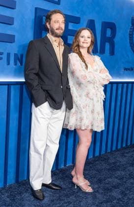 June 15, 2026, Bronx, New York, USA: Ebon Moss-Bachrach and Sarah Ramos attend premiere of FX s The Bear Final Family Meal Event at Nine Orchard in New York, NY on June 15, 2026. Bronx USA - ZUMAr339 20260615_znp_r339_084 Copyright: xLevxRadinx