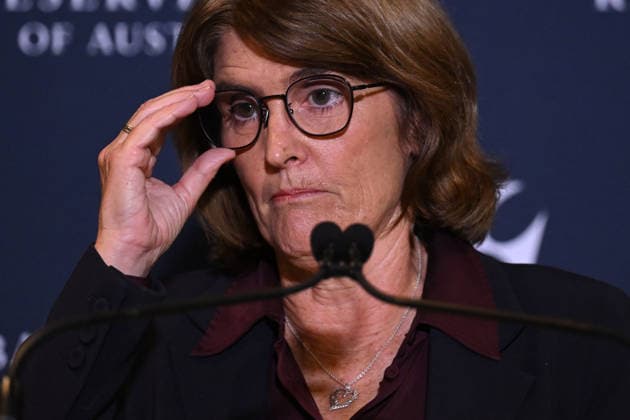 RESERVE BANK RATES DECISION, RBA Governor Michele Bullock addresses the media during a Reserve Bank of Australia press conference, in Sydney, Tuesday, June 16, 2026. The Reserve Bank of Australia has left interest rates on hold following its monthly board meeting. ( NO ARCHIVING SYDNEY NEW SOUTH WALES AUSTRALIA  Copyright: xDEANxLEWINSx 20260616187681841710