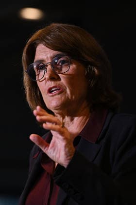 RESERVE BANK RATES DECISION, RBA Governor Michele Bullock addresses the media during a Reserve Bank of Australia press conference, in Sydney, Tuesday, June 16, 2026. The Reserve Bank of Australia has left interest rates on hold following its monthly board meeting. ( NO ARCHIVING SYDNEY NEW SOUTH WALES AUSTRALIA  Copyright: xDEANxLEWINSx 20260616166906663894