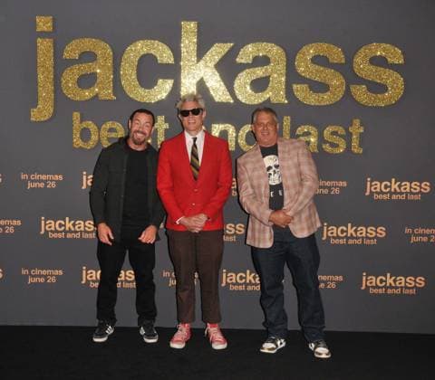 Jackass: Best and Last UK Fan Screening, London Chris Pontius and Johnny Knoxville and Jeff Tremaine at the Jackass: Best and Last UK Fan Screening, BFI Imax, Charlie Chaplin Walk, Waterloo, on Monday 15 June 2026 in London, England, UK. CAP CAN CAN London UK Great Britain Copyright: xCanxNguyen CapitalxPicturesx