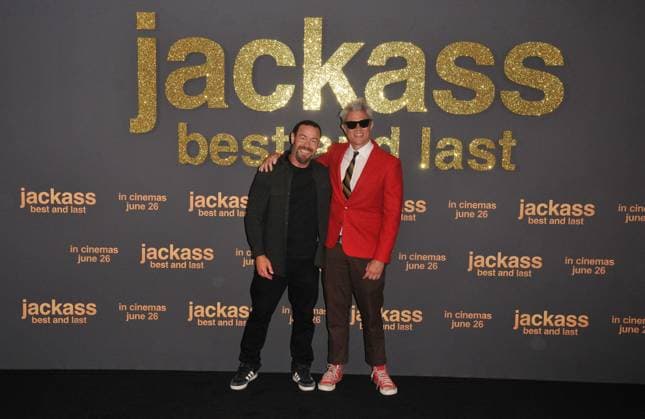 Jackass: Best and Last UK Fan Screening, London Chris Pontius and Johnny Knoxville at the Jackass: Best and Last UK Fan Screening, BFI Imax, Charlie Chaplin Walk, Waterloo, on Monday 15 June 2026 in London, England, UK. CAP CAN CAN London UK Great Britain Copyright: xCanxNguyen CapitalxPicturesx