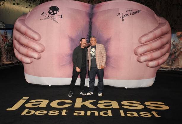 Jackass: Best and Last UK Fan Screening, London Chris Pontius and Jeff Tremaine at the Jackass: Best and Last UK Fan Screening, BFI Imax, Charlie Chaplin Walk, Waterloo, on Monday 15 June 2026 in London, England, UK. CAP CAN CAN London UK Great Britain Copyright: xCanxNguyen CapitalxPicturesx