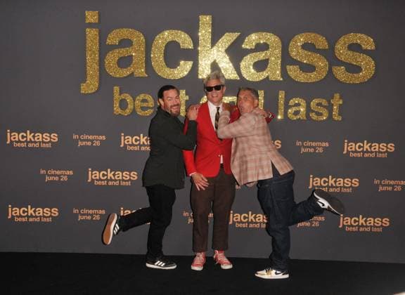 Jackass: Best and Last UK Fan Screening, London Chris Pontius and Johnny Knoxville and Jeff Tremaine at the Jackass: Best and Last UK Fan Screening, BFI Imax, Charlie Chaplin Walk, Waterloo, on Monday 15 June 2026 in London, England, UK. CAP CAN CAN London UK Great Britain Copyright: xCanxNguyen CapitalxPicturesx