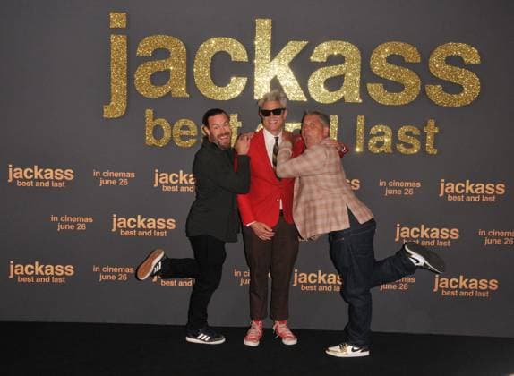 Jackass: Best and Last UK Fan Screening, London Chris Pontius and Johnny Knoxville and Jeff Tremaine at the Jackass: Best and Last UK Fan Screening, BFI Imax, Charlie Chaplin Walk, Waterloo, on Monday 15 June 2026 in London, England, UK. CAP CAN CAN London UK Great Britain Copyright: xCanxNguyen CapitalxPicturesx