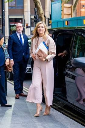Londen, The Netherlands, 2026-06-16 08:57:13 LONDON, 16-06-2026, Queen Maxima at a roundtable discussion with financial service providers at Nationwide. The Queen is visiting London in her capacity as Special Advocate of the United Nations Secretary-General for Financial Health (UNSGSA). PHOTO: NLBeeld POOL Mischa Schoemaker Credit: NL Beeld Patrick van Emst  Copyright: xx x