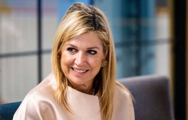Londen, The Netherlands, 2026-06-16 09:11:18 LONDON, 16-06-2026, Queen Maxima at a roundtable discussion with financial service providers at Nationwide. The Queen is visiting London in her capacity as Special Advocate of the United Nations Secretary-General for Financial Health (UNSGSA). PHOTO: NLBeeld POOL Mischa Schoemaker Credit: NL Beeld Patrick van Emst  Copyright: xx x