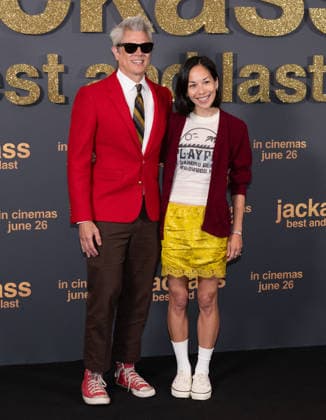 Johnny Knoxville and Emily Ting attends Jackass: Best and Last UK Fan Screening at BFI IMAX in London, England. UK. Wednesday 3rd June 2026. Copyright: xJamesxWarrenx FP_Jackass_048