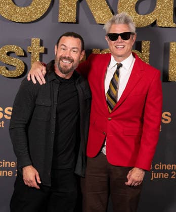 Chris Pontius and Johnny Knoxville attends Jackass: Best and Last UK Fan Screening at BFI IMAX in London, England. UK. Wednesday 3rd June 2026. Copyright: xJamesxWarrenx FP_Jackass_063