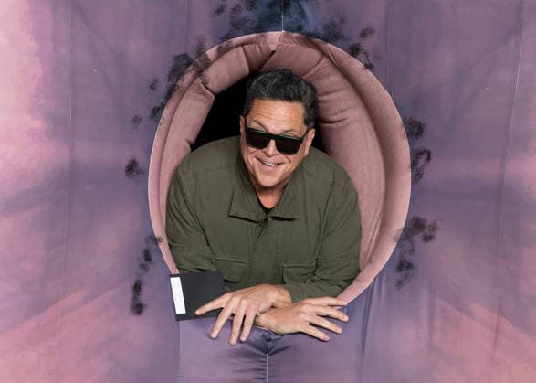Dom Joly attends Jackass: Best and Last UK Fan Screening at BFI IMAX in London, England. UK. Wednesday 3rd June 2026. Copyright: xJamesxWarrenx FP_Jackass_004