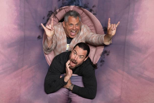 Chris Pontius and Jeff Tremaine attends Jackass: Best and Last UK Fan Screening at BFI IMAX in London, England. UK. Wednesday 3rd June 2026. Copyright: xJamesxWarrenx FP_Jackass_026