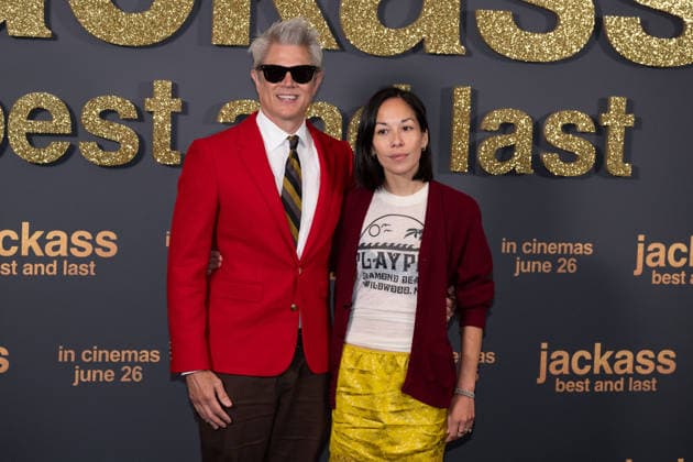 Johnny Knoxville and Emily Ting attends Jackass: Best and Last UK Fan Screening at BFI IMAX in London, England. UK. Wednesday 3rd June 2026. Copyright: xJamesxWarrenx FP_Jackass_044