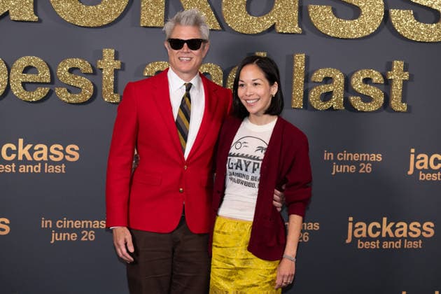 Johnny Knoxville and Emily Ting attends Jackass: Best and Last UK Fan Screening at BFI IMAX in London, England. UK. Wednesday 3rd June 2026. Copyright: xJamesxWarrenx FP_Jackass_045
