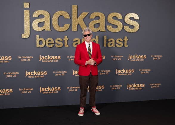 Johnny Knoxville attends Jackass: Best and Last UK Fan Screening at BFI IMAX in London, England. UK. Wednesday 3rd June 2026. Copyright: xJamesxWarrenx FP_Jackass_055