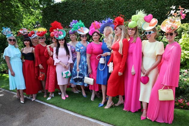 . 16 06 2026. Ascot , United Kingdom. Racegoers arriving for the opening day of Royal Ascot, United Kingdom.  xStephenxLockx xi-Imagesx IIM-26833-0028