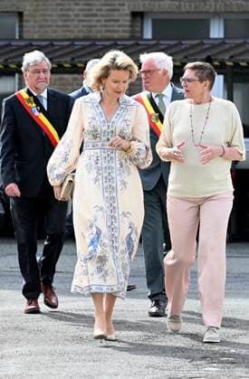 The Queen Visits The Zeepreventorium In De Haan DE HAAN, BELGIUM - JUNE 16 : Queen Mathilde visits the Zeepreventorium in De Haan. This pediatric rehabilitation center, which is celebrating its 100th anniversary this year, specializes in caring for children and adolescents with chronic conditions such as mucoviscidoses and obesity. It offers both outpatient and residential programs based on a multidisciplinary approach that includes medical care, psychosocial support, dietary guidance, and education. The Zeepreventorium is located by the sea and features two new studios for.During her visit, the Queen will focus in particular on conditions that are becoming increasingly common among young people and that require a multidisciplinary approa  Copyright: xBertxVanxDenxBrouckex