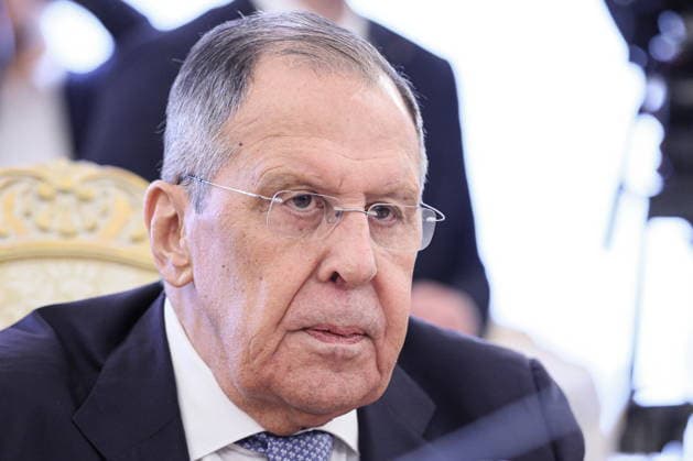 RUSSIA, MOSCOW - JUNE 16, 2026: Russia s Foreign Minister Sergei Lavrov looks on during a meeting with Hakan Fidan, Foreign Minister of Turkey, at the Reception House of the Foreign Ministry. Alexander Shcherbak TASS  93890677