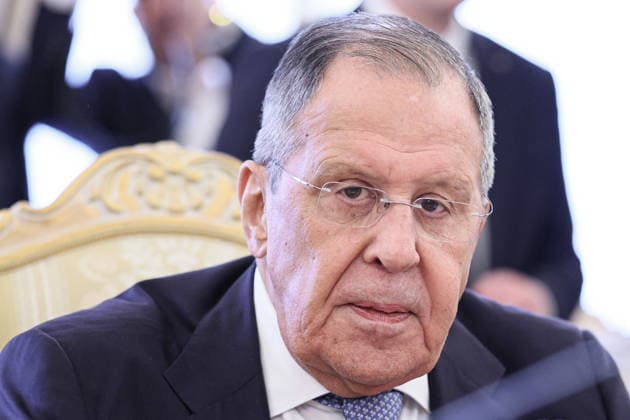 RUSSIA, MOSCOW - JUNE 16, 2026: Russia s Foreign Minister Sergei Lavrov looks on during a meeting with Hakan Fidan, Foreign Minister of Turkey, at the Reception House of the Foreign Ministry. Alexander Shcherbak TASS  93890732
