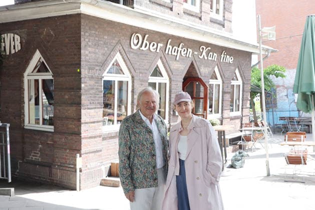 Settermin Risotto Brutale in Hamnburg Axel Milberg, Maren Eggert, Settermin Risotto Brutale, Oberhafenkantine Hambnrg, 16.06.2026 *** Filming date for Risotto Brutale in Hamburg Copyright: xEventpressxBecherx