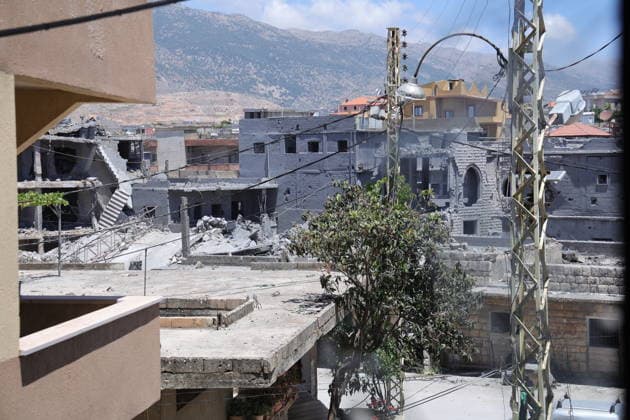 Aftermath of Israeli attacks visible in Lebanon s Sahmar following U.S.-Iran deal BEKAA VALLEY, LEBANON - JUNE 16: A view of destruction caused by an Israeli strike in the town of Sahmar in Lebanon s Bekaa Valley on June 16, 2026. Damage to buildings is seen following the agreement reached between the United States and Iran. Ramiz Dallah Anadolu Sahmar Lebanon. Editorial use only. Please get in touch for any other usage.  Copyright: x2026xAnadoluxRamizxDallahx
