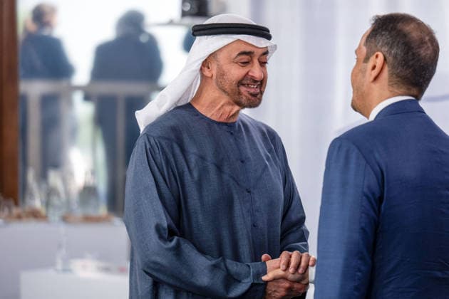 UAE President Sheikh Mohamed bin Zayed al Nahyan (MBZ) during a working lunch as part of the G7 summit in Evian, eastern France, on June 16, 2026 A G7 summit is set to take place June 15–17 in the French town of Évian-les-Bains near Switzerland, and it will be attended by national leaders as well as the EU’s foreign policy chief and ministers from Brazil, Canada, the United Arab Emirates, and Turkey. Ammar Abd Rabbo Pool Bestimage Évian-les-Bains, France,detected_source_language  Copyright: xAmmarxAbdxRabbo Pool BestimagexAmmarxAbdxRabbo Pool Bestimagex