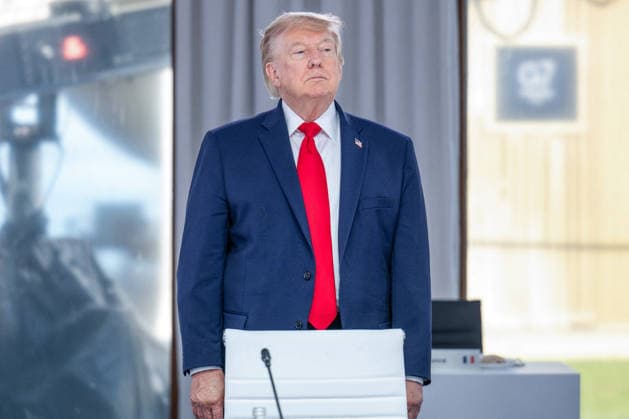 U.S. President Donald Trump attends a working lunch as part of the G7 summit in Evian, eastern France, on June 16, 2026 A G7 summit is set to take place June 15–17 in the French town of Évian-les-Bains near Switzerland, and it will be attended by national leaders as well as the EU’s foreign policy chief and ministers from Brazil, Canada, the United Arab Emirates, and Turkey Ammar Abd Rabbo Pool Bestimage Évian-les-Bains, France,detected_source_language  Copyright: xAmmarxAbdxRabbo Pool BestimagexAmmarxAbdxRabbo Pool Bestimagex