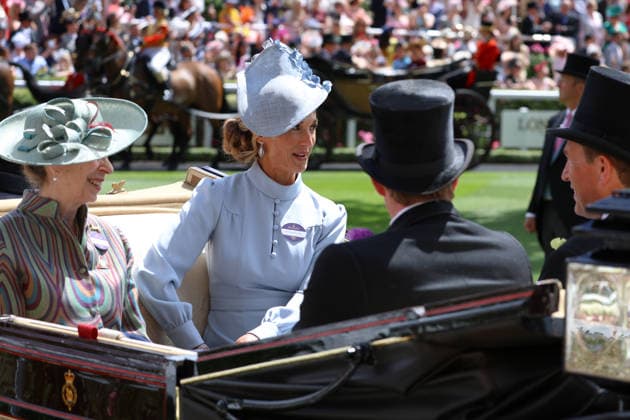 June 16, 2026, Ascot, Berkshire, UK: Ascot, UK. Mrs Peter Phillips, (right) with The Princess Royal, take part in a carriage parade at Royal Ascot in Ascot, Berkshire. Royal Ascot is a historic British sporting and social institution, running from Tuesday 16 - Saturday 20 June and was founded by Queen Anne in 1711. Ascot UK  - ZUMAl94_ 20260616_zaf_l94_030 Copyright: xJacquelinexLawriex