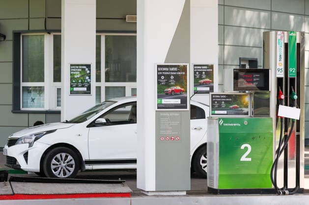RUSSIA, KAZAN - JUNE 16, 2026: A Tatneft fuelling station. Starting 12 June 2026, Tatneft introduced temporary restrictions on fuel sales at all its petrol stations. Yegor Aleyev TASS  93898797