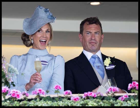 . 16 06 2026. Ascot , United Kingdom. Peter Phillips and Harriet Sperling in the Royal Box on the opening day of Royal Ascot, United Kingdom.  xStephenxLockx xi-Imagesx IIM-26833-0107