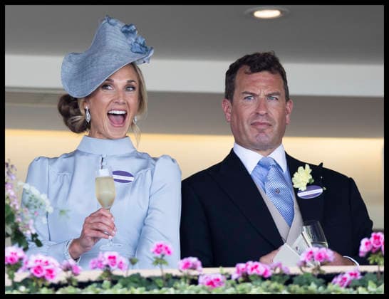 . 16 06 2026. Ascot , United Kingdom. Peter Phillips and Harriet Sperling in the Royal Box on the opening day of Royal Ascot, United Kingdom.  xStephenxLockx xi-Imagesx IIM-26833-0108