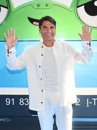 IPA85745084 - Rome, Termini Station, photo op for the animated film Toy Story 5. Pictured: Sal Da Vinci  Copyright: xMarcoxProvvisionatox xMarcoxProvvisionatox 85745084