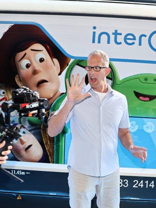 IPA85750692 - Rome, Termini Station, photocall for the animated film Toy Story 5. Pictured: Pete Docter  Copyright: xMarcoxProvvisionatox xMarcoxProvvisionatox 85750692