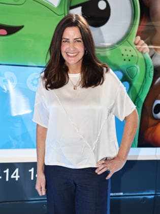 IPA85750733 - Rome, Termini Station, photocall for the animated film Toy Story 5. Pictured: Lindsey Collins  Copyright: xMarcoxProvvisionatox xMarcoxProvvisionatox 85750733