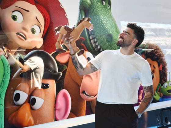 IPA85750677 - Rome, Termini Station, photocall for the animated film Toy Story 5. Pictured: Gianluca Gazzoli  Copyright: xMarcoxProvvisionatox xMarcoxProvvisionatox 85750677