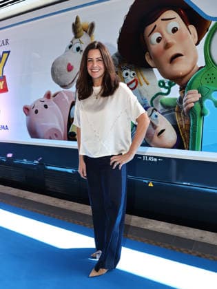 IPA85750722 - Rome, Termini Station, photocall for the animated film Toy Story 5. Pictured: Lindsey Collins  Copyright: xMarcoxProvvisionatox xMarcoxProvvisionatox 85750722