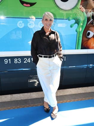 IPA85751499 - Rome, Termini Station, photocall for the animated film Toy Story 5. Pictured: Katia Follesa  Copyright: xMarcoxProvvisionatox xMarcoxProvvisionatox 85751499
