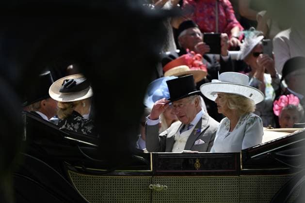 Royal Ascot opens with attendance of King Charles III and Queen Camilla in London LONDON, UNITED KINGDOM - JUNE 16: The traditional Royal Ascot horse racing event, which has been held in the United Kingdom since 1711, begin with the attendance of King Charles III and Queen Camilla in London, United Kingdom on June 16, 2026. Rasid Necati Aslim Anadolu London United Kingdom. Editorial use only. Please get in touch for any other usage.  Copyright: x2026xAnadoluxRasidxNecatixAslimx