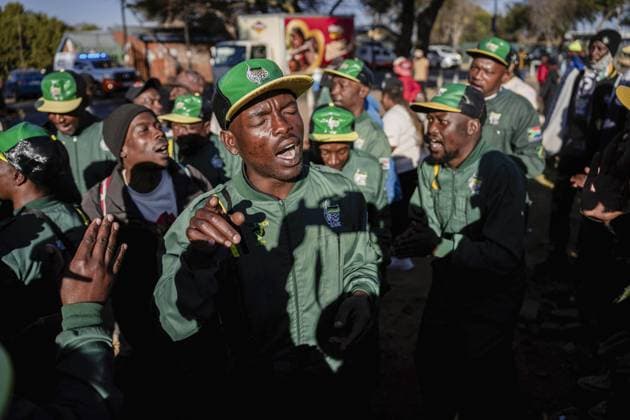 50th anniversary of Soweto Uprising marked in Johannesburg??????? JOHANNESBURG, SOUTH AFRICA - JUNE 16: A commemoration ceremony is held on the 50th anniversary of June 16 National Youth Day, marked in honor of those who lost their lives during the Soweto Uprising, which was launched by Black students in 1976 against the apartheid regime s decision to make Afrikaans compulsory in education and led to widespread protests across the country, in the Soweto district of Johannesburg, South Africa on June 16, 2026. As part of the ceremony, South Africans march along the route where the uprising was most intense and many people were killed, accompanied by national songs. Ihsaan Haffejee Anadolu Johannesburg South Africa. Editorial use only. Plea  Copyright: x2026xAnadoluxIhsaanxHaffejeex
