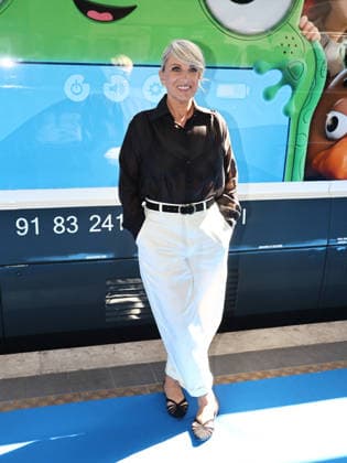 IPA85751495 - Rome, Termini Station, photocall for the animated film Toy Story 5. Pictured: Katia Follesa  Copyright: xMarcoxProvvisionatox xMarcoxProvvisionatox 85751495