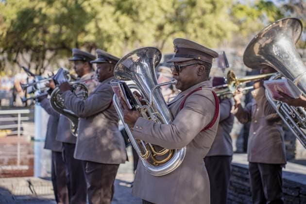 50th anniversary of Soweto Uprising marked in Johannesburg??????? JOHANNESBURG, SOUTH AFRICA - JUNE 16: A commemoration ceremony is held on the 50th anniversary of June 16 National Youth Day, marked in honor of those who lost their lives during the Soweto Uprising, which was launched by Black students in 1976 against the apartheid regime s decision to make Afrikaans compulsory in education and led to widespread protests across the country, in the Soweto district of Johannesburg, South Africa on June 16, 2026. As part of the ceremony, South Africans march along the route where the uprising was most intense and many people were killed, accompanied by national songs. Ihsaan Haffejee Anadolu Johannesburg South Africa. Editorial use only. Plea  Copyright: x2026xAnadoluxIhsaanxHaffejeex