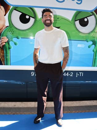 IPA85751632 - Rome, Termini Station, photocall for the animated film Toy Story 5. Pictured: Gianluca Gazzoli  Copyright: xMarcoxProvvisionatox xMarcoxProvvisionatox 85751632
