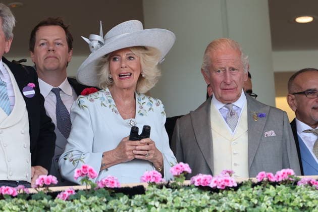 . 16 06 2026. Ascot , United Kingdom. Royals watching King™s horse Reaching High in the fifth race on the opening day of Royal Ascot, United Kingdom.  xStephenxLockx xi-Imagesx IIM-26833-0111