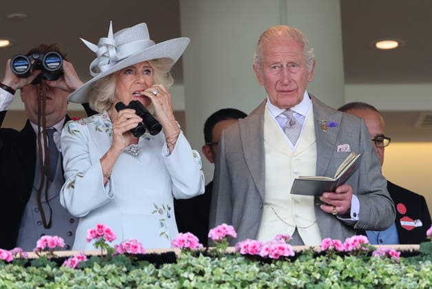 . 16 06 2026. Ascot , United Kingdom. Royals watching King™s horse Reaching High in the fifth race on the opening day of Royal Ascot, United Kingdom.  xStephenxLockx xi-Imagesx IIM-26833-0114