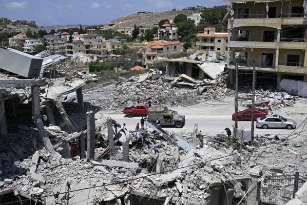 Lebanese residents return to their towns in southern Lebanon TYRE, LEBANON - JUNE 16: A view of destruction after an Israeli attack, as the Lebanese residents return to the town of Shehabiye in southern Lebanon June 16, 2026. Houssam Shbaro Anadolu Tyre Lebanon. Editorial use only. Please get in touch for any other usage.  Copyright: x2026xAnadoluxHoussamxShbarox